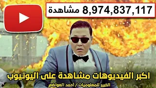 اكبر الفيديوهات مشاهدة على اليوتيوب | فيديو وصل 8 مليار مشاهدة على اليوتيوب | 2021