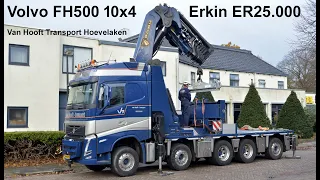 BIGtruck Van Hooft Volvo FH with Erkin crane