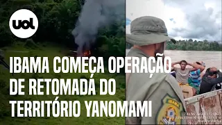 Vídeo mostra agentes da Força Nacional rendendo garimpeiros em terra yanomami