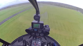 Landing a helicopter without engine power at Wycombe Airfield