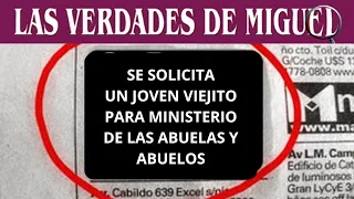 UN JOVEN VIEJITO PARA MINISTERIO DE LOS ABUELOS | Las Verdades de Miguel | Miguel Salazar