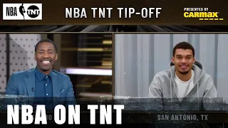 Victor Wembanyama Joins The TNT Tuesday Crew 👽 | NBA on TNT