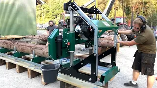 Woodland Mills HM 126 (14HP) lumber saw.