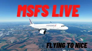 🔴MSFS 2020 Live | LFMP - LFMN | Flying to Nice Airport