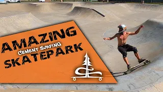 Cement Surfing - Longboarding the Ripon Skatepark