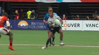 Fiji's Terio Veilawa's outrageous step