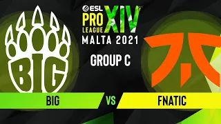 CS:GO - BIG vs. Fnatic [Dust2] Map 2 - ESL Pro League Season 14 - Group C