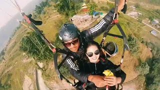 Amazing paragliding skills