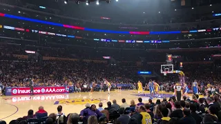 Lakers Section 112 row 5 Staples Center (View from your seat)