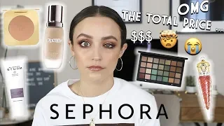 FULL FACE OF THE MOST EXPENSIVE MAKEUP AT SEPHORA $$$