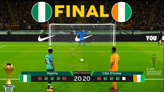 Nigeria vs Côte d'Ivoire - Longest Penalty Shootout | Final African Cup of Nations 2023 | PES