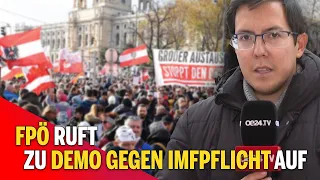 FPÖ ruft zu Demo gegen Impfpflicht auf