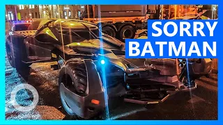 Moscow police seize fully functional batmobile replica - TomoNews