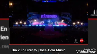 La camisa negra - Juanes (cover by Maneskin) live Coca-Cola Music Experience 2022