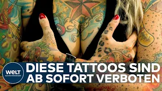 NEUE EU-VERORDNUNG: Böse Überraschung! Diese Tattoo-Farben sind ab sofort verboten I WELT News