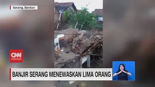 Banjir Serang Menewaskan Lima Orang