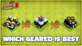 GEAR UP CANNON VS ARCHER TOWER VS MORTAR | WHICH IS BEST | CLASH OF CLANS |