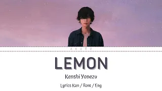 Kenshi Yonezu - Lemon Lyrics | Color Coded Lyrics