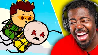 DON'T take an Old Man Skydiving!! | Cyanide & Happiness Compilation #31 (REACTION)