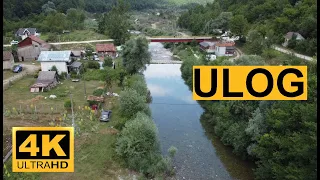 Ulog na Neretvi. Mjesto gdje se Neretva može piti. 4K dron.