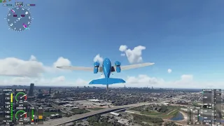 Microsoft Flight Simulator - Houston flyover