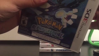 Pokemon Alpha Sapphire Unboxing