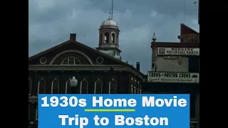 1930s CANADA & BOSTON MASSACHUSETTS HOME MOVIES  42204