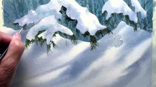 How to paint snow