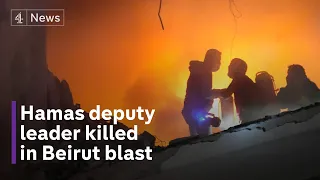 Hamas says deputy leader killed in an explosion in Beirut, Lebanon