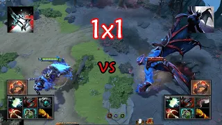 Spirit Breaker vs Night Stalker | Full Items 30 lvl | Who'll Beat? Guess?  #dota2 #wodota2