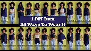 How To Make a DIY Travel Infinity Scarf and Wear it 25 Ways | Culture Couture