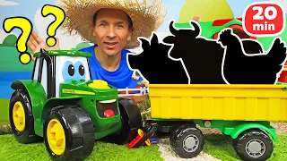 🚜 Les aventures de Johnny le tracteur à la ferme et les jeux d'éveil pour enfants