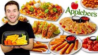Trying Applebee's ENTIRE APPETIZERS MENU! Every Single Item!