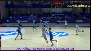 JUAN NÚÑEZ ('04) Real Madrid. "SOBRE LA BOCINA y desde el centro del campo"  #BasketCantera.TV