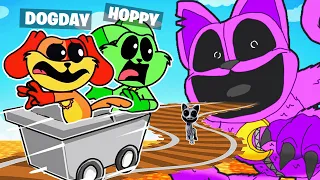 😨DOGDAYS & HOPPY HOPSCOTCH SAVE Bluey From A CART RIDE INTO EVIL CATNAP IN ROBLOX! 😱