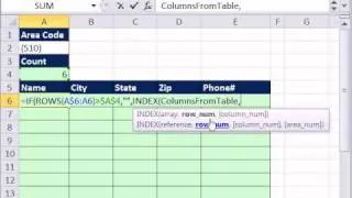 Excel Magic Trick 709: Defined Name Dynamic Range Formula w Relative References & Data Extract