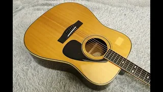 YAMAHA 1970's made Acoustic Guitar L-5 Early model 636mm scale Solid Spruce top/Coral Rosewood