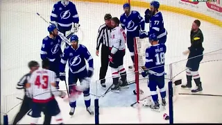 NHL playoffs Tampa Bay vs Washington Capitals fight