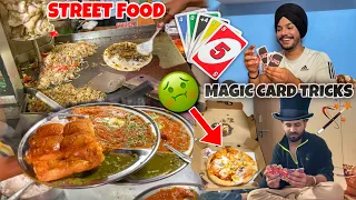 Magic Card Tricks 😱 *PLAYING UNO* Best Street Food ?