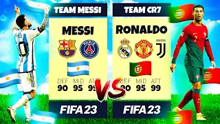 🐐 TÝM MESSI vs TÝM RONALDO! 😱 ve FIFĚ 23! 🥶