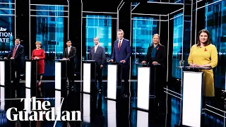 General election: seven-way ITV debate sees tempers flare over Trump