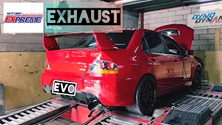 Tomei Expreme Ti Exhaust Sound on EVO 9 | Suara Knalpot Tomei Titanium