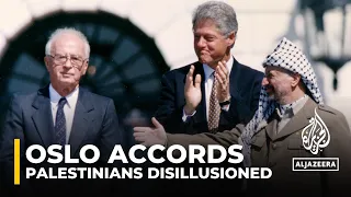 Israel-Palestine conflict: Palestinians disillusioned with Oslo Accords