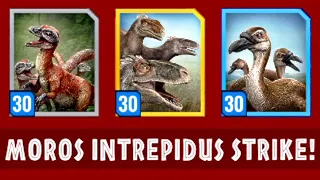 LEVEL 30 MOROS INTREPIDUS BOSS EPIC STRIKE (JURASSIC WORLD ALIVE)