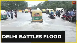 Yamuna Water Levels Recede In Delhi, Streets Remain Submerged | Rescue Mission Continues