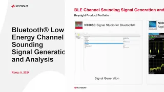 Bluetooth Low Energy Channel Sounding Signal Generation and Analysis Demo