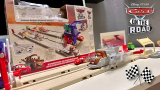 Salt Flats Super Speed Playset Unboxing & Review Featuring Exclusive Mater - Cars On The Road