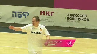 Огляд матчу | МФК  Десна 2 : 3 SkyUp Futsal