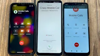 iOS vs Android/ iPhone 11 vs Xiaomi Redmi A1 vs Xiaomi Redmi 8 Pro/ Outgoing and Incoming Call