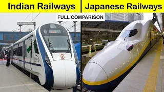 Indian Railways vs Japanese Railways Full Comparison in Hindi | Indian train vs Japanese train